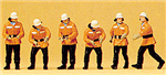 Preiser 10242 HO Firemen In Action Pkg 6