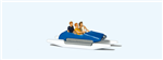 Preiser 10682 HO Pedal Boat w/Family Set #1