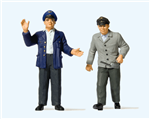 Preiser 44918 G Railroad Engineer & Fireman Standing #2