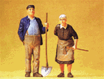 Preiser 45071 G Farmer & His Wife