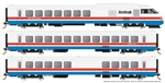 Rapido 25001 HO RTL Turboliner 5 Unit Train Standard DC Amtrak Set 1 #150 #170 #171 #172 #151