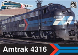 Rapido 28599 HO EMD E8A DCC & Sound Amtrak 4316 Limited Edition