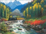 Train Enthusiast 53009 Durange & Silverton Train Puzzle 1000 Pieces