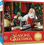 Train Enthusiast 722444 Santa's Workshop Jigsaw Puzzle 1000 Pieces