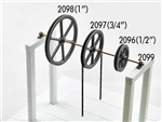 Tichy 2097 O 3' Diameter Sheave-Pillow Blocks 2 Sheaves 4 Pillow Blocks