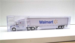 Trucks n Stuff TNS019 HO Peterbilt 579 Sleeper Cab Tractor with 53' Dry Van Trailer Assembled Walmart