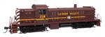 Walthers 10709 HO Alco RS-2 Standard DC Lehigh Valley #214 Water-Cooled Stack