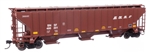 Walthers 49030 HO 57' Trinity 4750 3-Bay Covered Hopper BNSF #467610