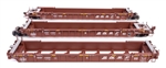 Walthers 55802 HO NSC Articulated 3-Unit 53' Well Car BNSF Railway #211529