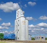 Walthers 4047 HO Prairie Co-Op Elevator Kit