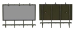 Walthers 4253 HO Wall-Mounted Billboard pkg(3) Kit