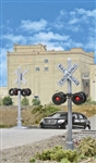 Walthers 4333 HO Crossing Flashers Set of 2 Working Signals Use w/ Crossing Signal Controller