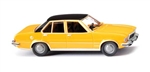 Wiking 79605 HO 1972 Opel Commodore B 4-Door Sedan Assembled Yellow Black