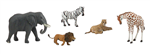 Woodland 4446 African Wildlife Figures Scene-A-Rama Pkg 5