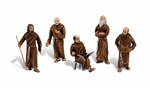 Woodland 4453 Scene-A-Rama Friars & Monks Pkg 5