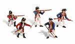 Woodland 4454 Revolutionary War Soldiers Scene-A-Rama Pkg 5