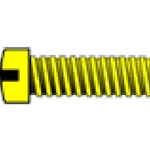 Woodland H828 0-80 1/2" Fillister Head Machine Screw (5)