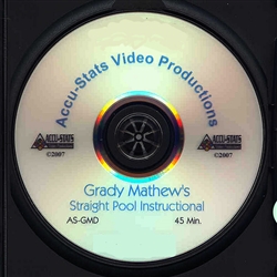 GRADY'S STRAIGHT POOL INSTRUCTIONAL DVD