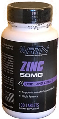 Zinc 50 mg (100 tablets)