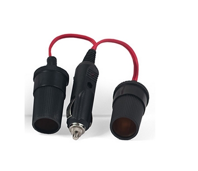 UNINEX CV021 Cigarette Lighter Y-Adapter With Two 12V Socket