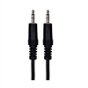 QFX A-5 3.5mm Stereo Male to 3.5mm Stereo Male - BLACK