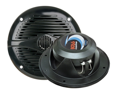 Boss MR50B 5.25" 2-Way 150 Watts Marine Full Range Speakers - BLACK