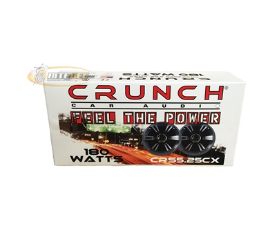 Crunch CRS5.25CX 5.25" 180W 2-Way Coaxial Car Speakers