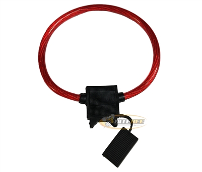 Hitron FHC8 8 Gauge Red Power Wire with ATC Fuse Holder