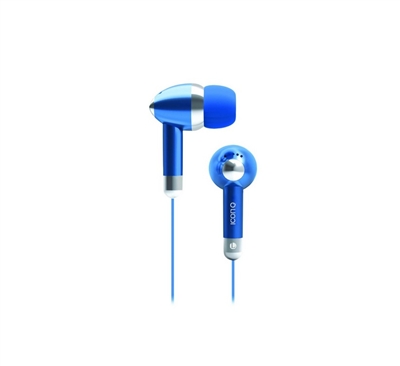 Icon Q QE1-KIC-BLU Kicks Earbuds  - Blue