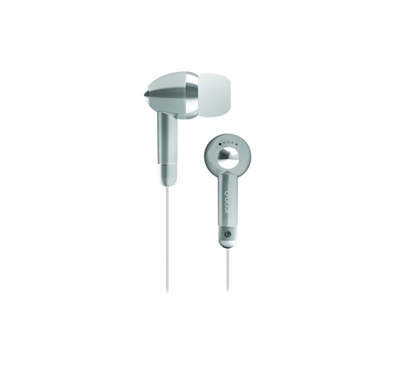 Icon Q QE1-KIC-SVR Kicks Earbuds - SILVER