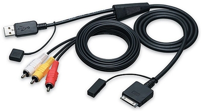 JVC KSU30 iPod/iPhone Audio/Video USB Connection Cable for Select JVC Receivers