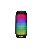 Naxa NAS-3062 Rechargeable Speaker w/Bluetooth/Lights/FM/USB/SD IN