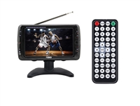 Naxa NT-70 7" Rechargeable TV with USB/SD Port/Headphone Jack/Built-In Speakers