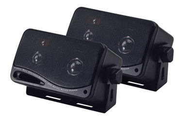 Pyramid 2022SX 3-Way 200 Watts Mini Box Speaker System (Pair)