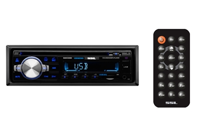 Soundstorm SDC26B Single-DIN Car Receiver w/Bluetooth/CD/USB/SD/AUX-IN/AM/FM