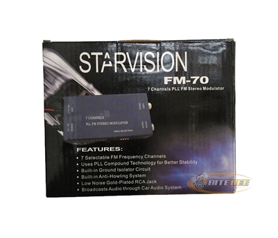Starvision FM-70 7-Channel PLL FM Stereo Modulator