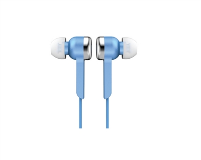 IQ Sound IQ-113 Lightweight Stereo Earphones - BLUE