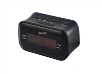 Supersonic SC-378BT Bluetooth Clock Radio with .9" Display/AM/FM Radio