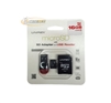 Unirex MSU-162S 16GB Class 4 MicroSD with SD Adapter and USB Reader