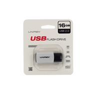 Unirex USFP-216 16GB USB 2.0 Flash Drive - WHITE