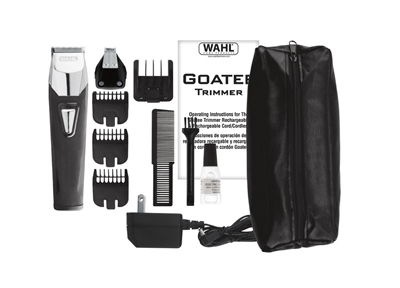 Wahl 9860-1301 Goatee 12-Pcs. Rechargeable Trimmer & Versatile Detailer