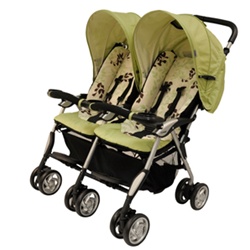 Combi Twin Sport Double Stroller in Jade