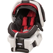 Graco Snugride Infant Car Seat in Lotus Red Black