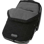 JJ Cole Fleece Infant Bundle Me in Black Stealth