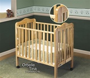 Orbelle Portable Crib Natural