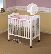 Orbelle Portable Crib White