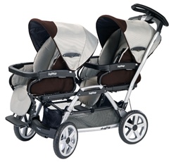 Peg Perego Duette SW Complete Double Stroller Java 2011