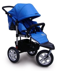 Tike Tech CityX3 Swivel Single Stroller in Pacific Blue