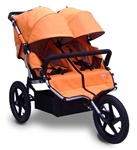 Tike Tech All Terrain X3 Sport Double Stroller in Autumn Orange