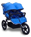 Tike Tech All Terrain X3 Sport Double Stroller in Pacific Blue